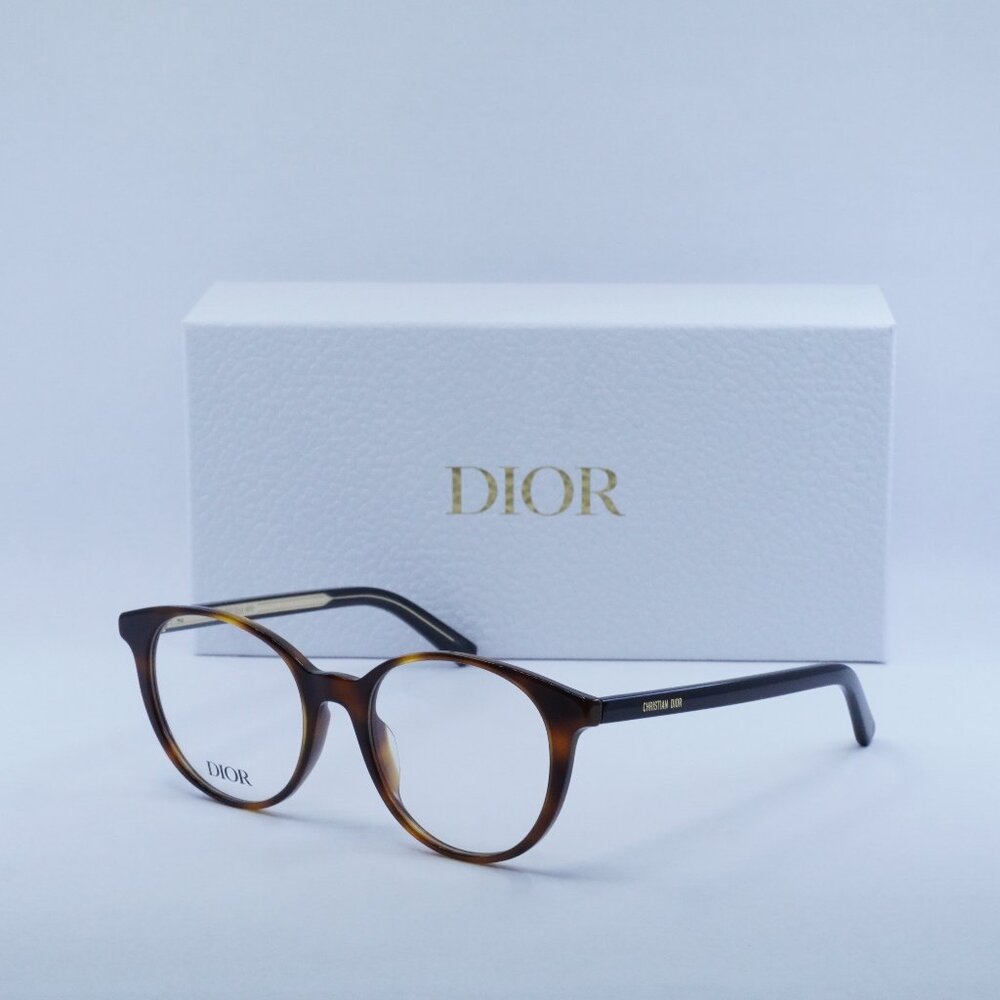Dior DIORSPIRITO RI 2600 Round Eyeglasses 51mm - Havana